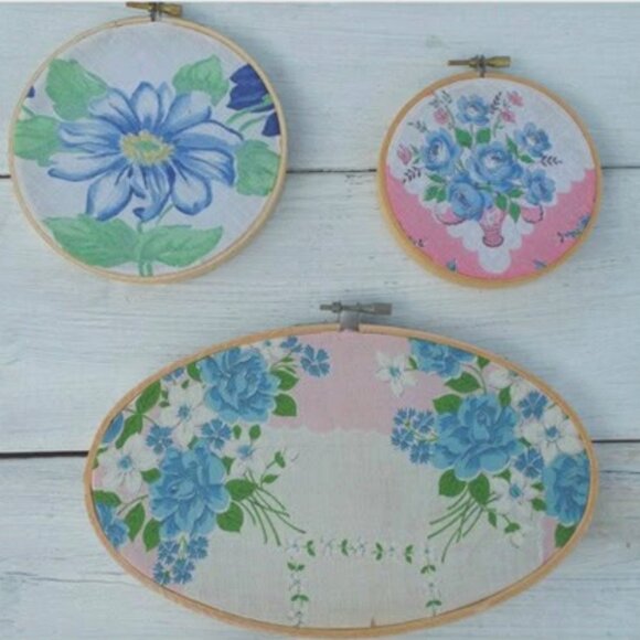 Jean d ‘orly Paris Signed Floral Handkerchief Pink Hanky - Picture 14 of 14